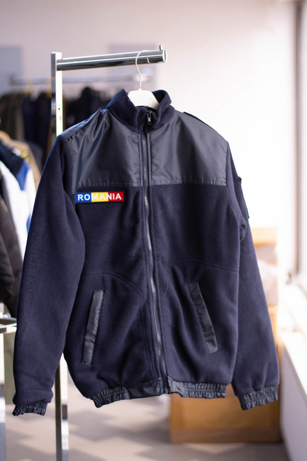 FLEECE JACKET - AUTUMN/WINTER - WITH EMBLEMS - JANDARMERIE