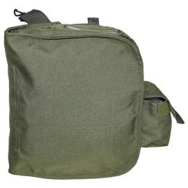 US face mask pouch, od green, used 23 x 12 x 25 cm