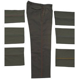 AT BH UTILITY PANTS WITH STRIPES - GREY - USED