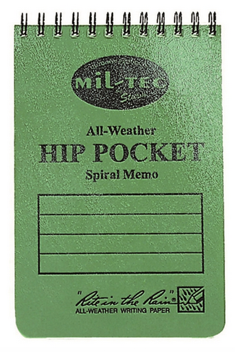 Large Message Book Waterp. Mil-tec®prof.