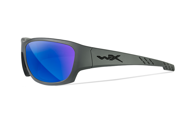 SUNGLASSES - WX CLIMB - CAPTIVATE™ POLARIZED LENSES, MATT GREY FRAME - Wileyx®