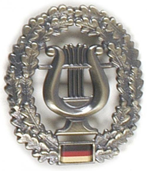JELVÉNY GENUINE GERMAN ARMY METAL BERET BADGE ´MUSIKKORPS´