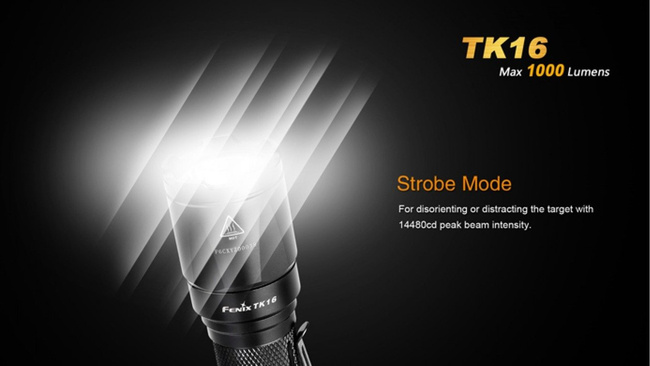 Lámpák, zseblámpa, Fenix TK16, vízálló