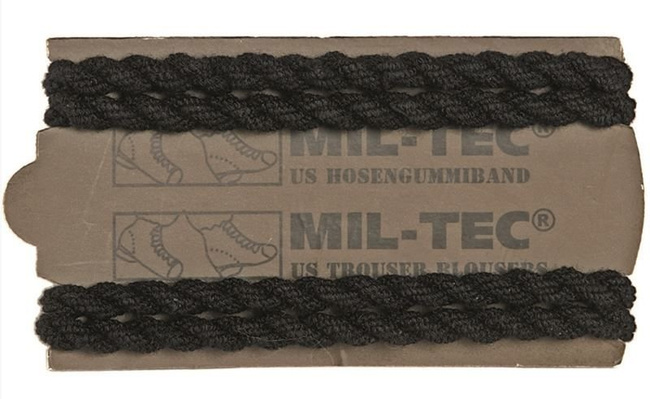 US ELASTIC TROUSER TWISTERS - 2 PAIRS - Mil-Tec® - BLACK