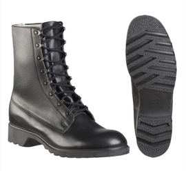 Dutch Black Combat Boots Old Style Sort. Like New