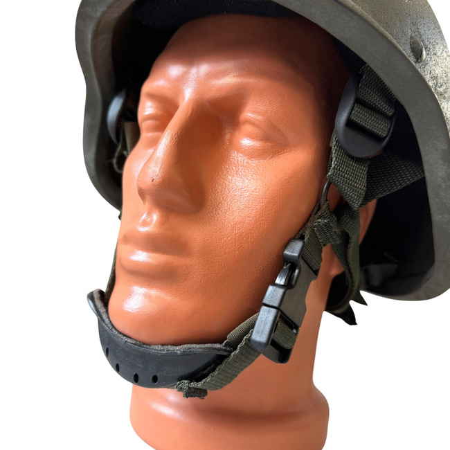 Ballistic Protection Helmet - Kevlar - Romanian Armed Forces Military Surplus - Olive Drab Green - Like New