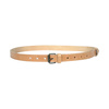 Natural leather belt - Brown - 2.5 cm