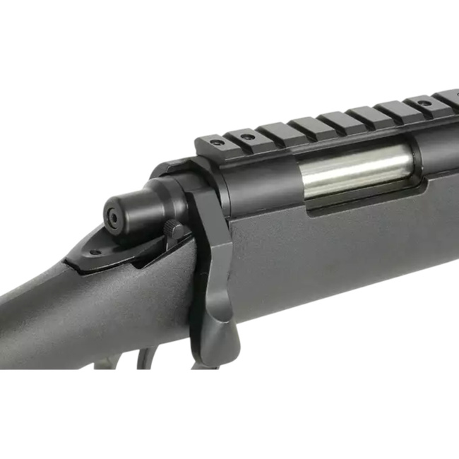 REPLIKA AIRSOFT MESTERLÖVÉSZ PUSKA - FRISSÍTETT VÁLTOZAT - 450 FPS - FEKETE - WELL - MB03AE