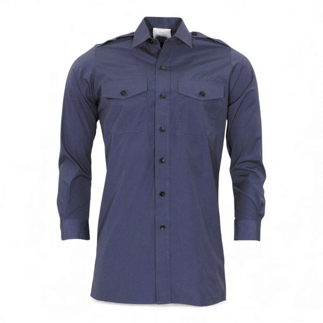 Hosszú ujjú ing - Royal Navy - Brit Katonai Felesleg - Sötétkék - Mint új