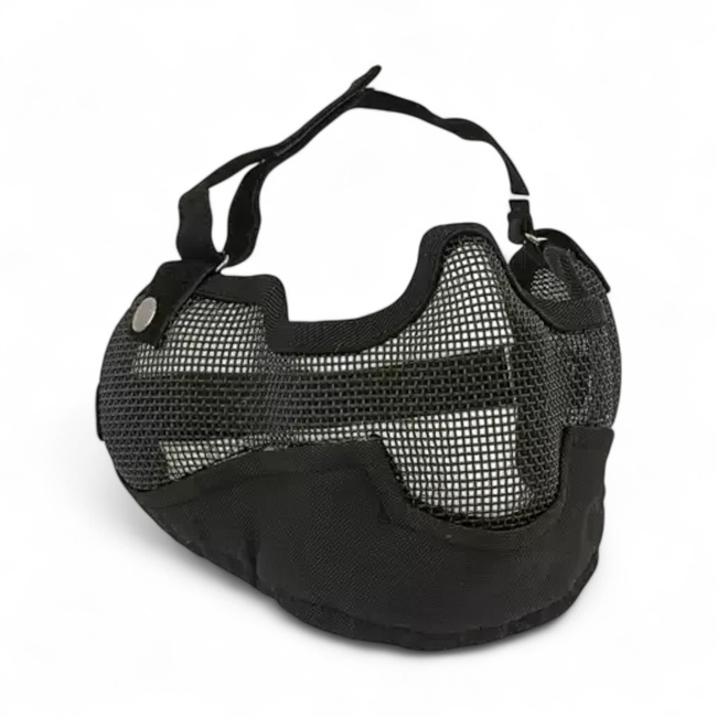 Big Steel V.2 Protective Mask - Black - WOSPORT