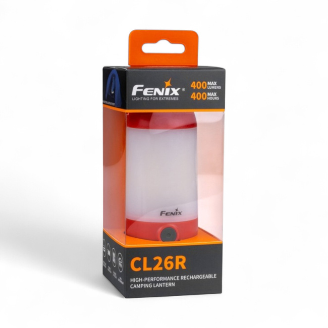 Kemping zseblámpa - Fenix CL26R - Piros