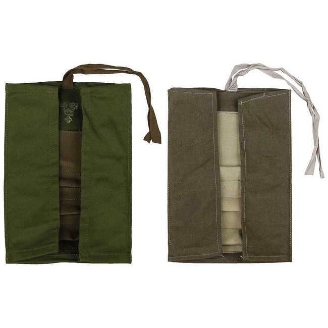 POUCH FOR SURGICAL CUTLERY - GENUINE MILITARY SURPLUS SWEDISH ARMY - LIKE NEW