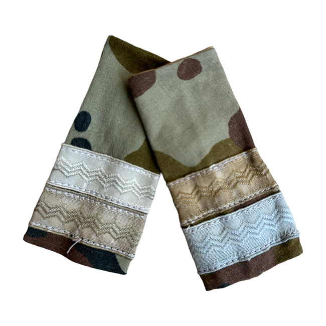 NON-COMMISSIONED OFFICER RANKS, LAND FORCES -PLATOON WITHOUT A MARK, COMBAT - MILITARY SURPLUS ROMANIAN ARMY - USED