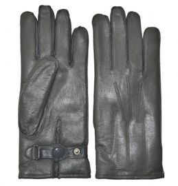 KESZTYŰ GENUINE GERMAN POLICE LEATHER  SZURKE