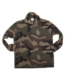FLEECE BLÚZ CIPZÁRRAL - CAMOUFLAGE CCE - FRANCIA KATONAI TÖBBLET - ÚJSZERŰ