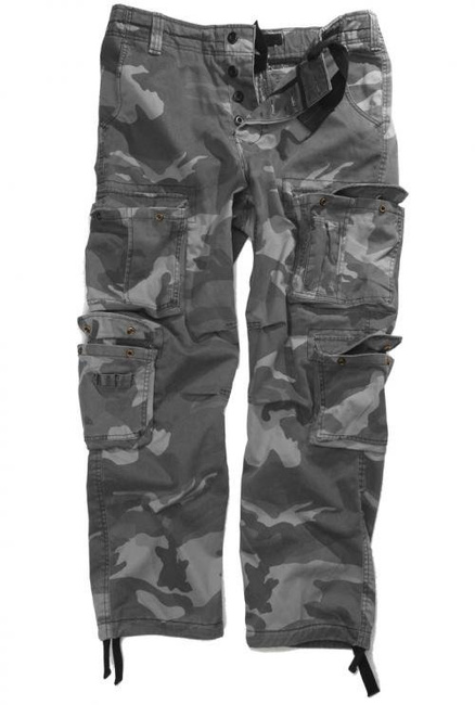 NADRÁG NIGHT CAMO ´VINTAGE´ MEN STONE-WASHED