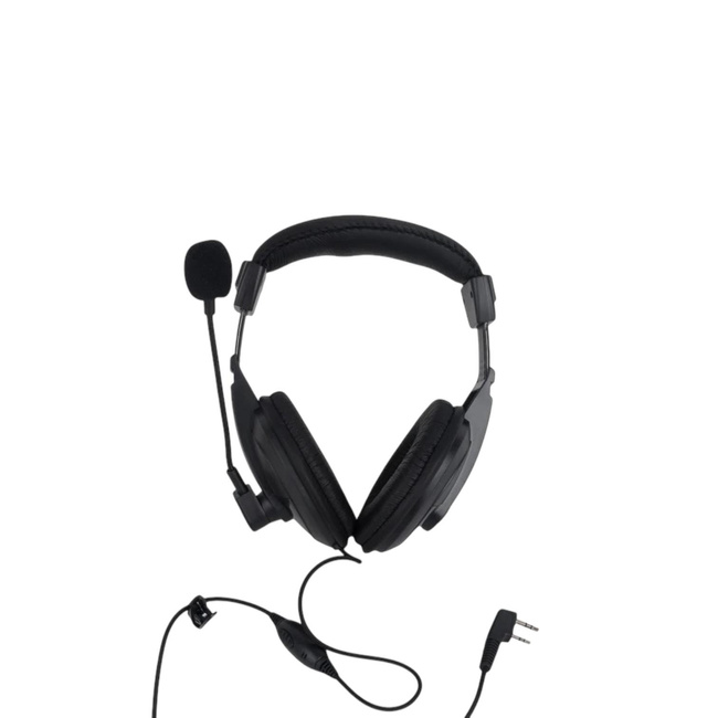 Mikrofonnal ellátott fejhallgató UV-5R-hez – BAOFENG – K-HW01 – Kenwood csatlakozó – 17075