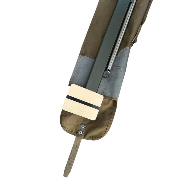 SZTEREOSZKÓPOS TÁVOLSÁGMÉRŐ FÉM SZÁLLÍTÓDOBOZZAL, MÉRŐRÚDDAL ÉS ÁLLVÁNNYAL-        - WWII - VALÓDI RÓMAI KATONAI FELESLEG - DECO/JÓ ÁLLAPOTBAN