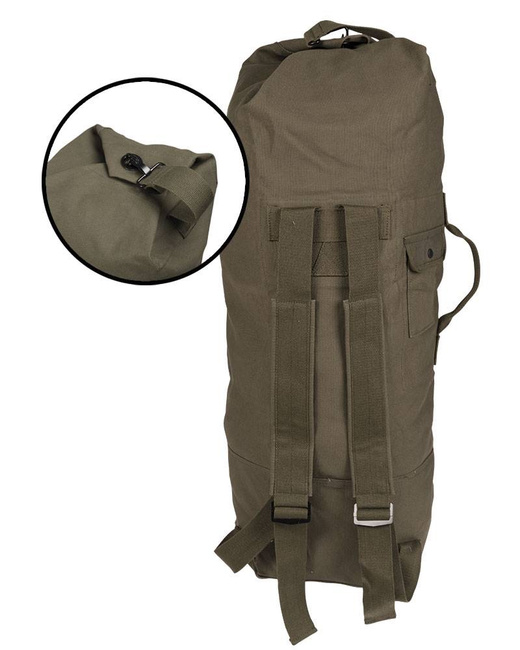 AMERIKAI HORDTÁSKA HÁTIZSÁK PÁNTOKKAL - 75 L - Mil-Tec® - OD