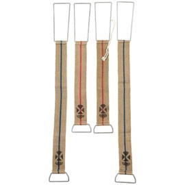 Webbings, Jute, with metal holder - Military surplus from the Swedish army - like new