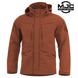 SHELL PARKA KABÁT - VÍZÁLLÓ - "HURRICANE" - PENTAGON® - VÖRÖS NARANCS