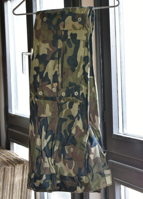 RITKA ÖLTÖNY - TEREPSZÍNŰ MOZAIK M90 - ROMÁN HADSEREG 90-ES ÉVEK - MINT ÚJ