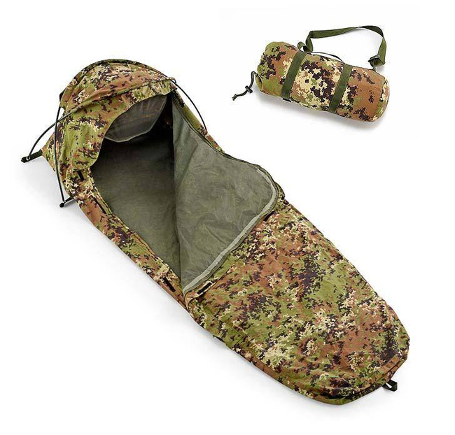BIVI TENT WITH COMPRESSION BAG - ITALIAN CAMO - DEFCON 5