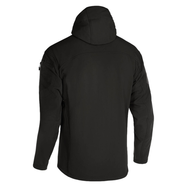 AUDAX SOFTSHELL HOODIE - BLACK - CLAWGEAR