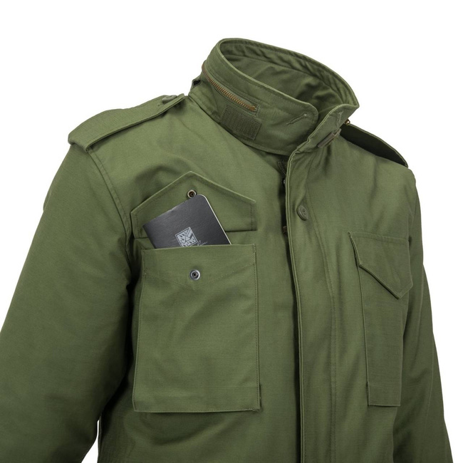 M65 JACKET - NYCO SATEEN - Helikon-Tex - US WOODLAND