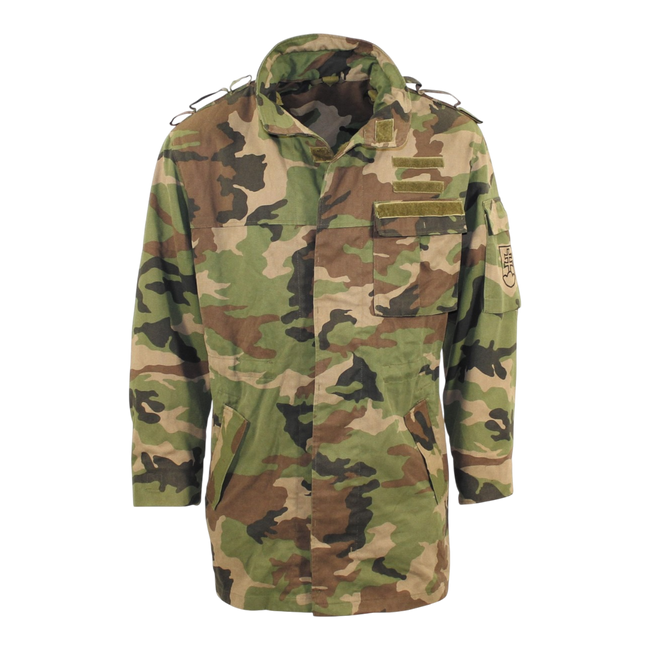 SZLOVÁK PARKA KABÁT- BÉLÉS NÉLKÜL - M97 CAMO - HASZNÁLT
