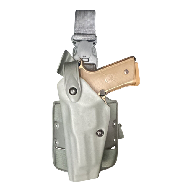 Detachable tactical holster - Safariland Mod. 6005 SLS - left-side attachment - Foliage Green
