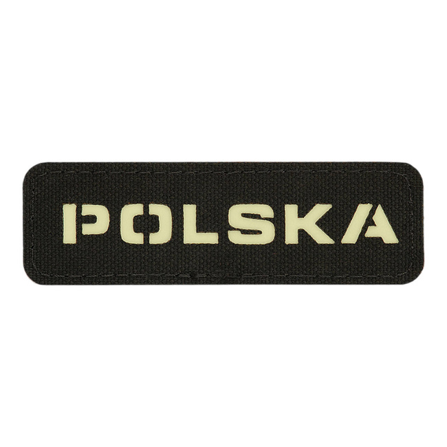 JELVÉNY POLSKA 25 x 80 MM LASER CUT - FEKETE/GID - M-TAC