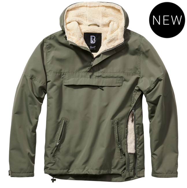 WINDBREAKER SHERPA - OLIVA - BRANDIT