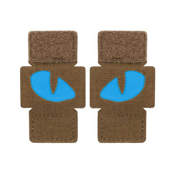 JELVÉNY TIGER EYES LASER CUT (pár) - COYOTE/KÉK - M-TAC
