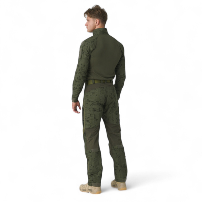 MCDU Tactical Pants - PolyCotton Stretch Ripstop - Desert Night Camo / Verde Oliv