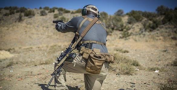 COMPETITION GYORS PISZTOLY TÁRTARTÓ - ÁRNYÉK SZÜRKE - HELIKON