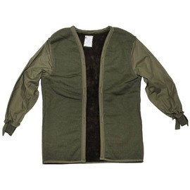 LINING FOR PARKA JACKET, OD GREEN - MILITARY SURPLUS FROM DUTCH ARMY - USED