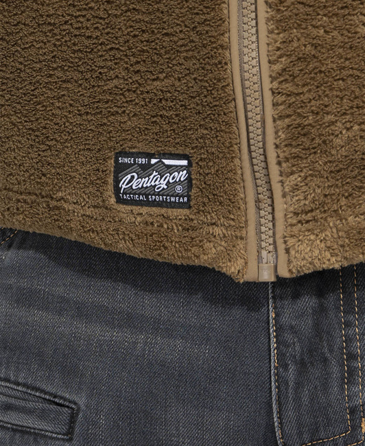 TELJES CIPZÁRAS FLEECE KABÁT - GRIZZLY - PENTAGON® - COYOTE