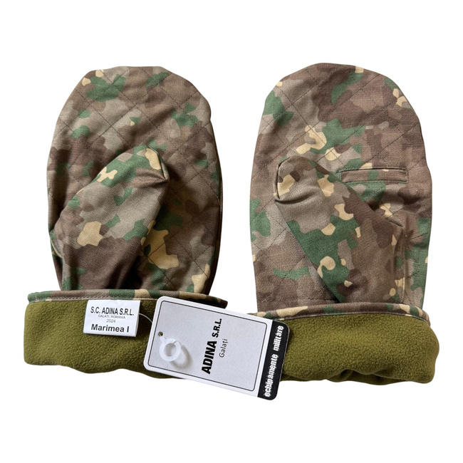 Kétujjas téli kesztyű - Román Szárazföldi Erők / Román Fegyveres Erők - Combat modell - Újszerű állapot