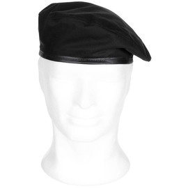 BLACK BERET - MILITARY SURPLUS FROM THE FRENCH ARMY - LIKE NEW