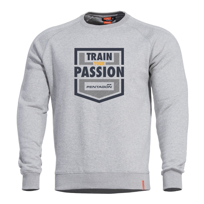 PULÓVER - HAWK "TRAIN YOUR PASSION" - Pentagon® - MELANGE