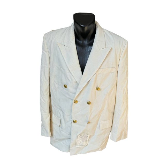 FEHÉR JELMEZ (Ecru) ÜNNEPSÉGRE - KATONAI FELESLEG RÓMAI HADSEREG - JÓ ÁLLAPOTBAN