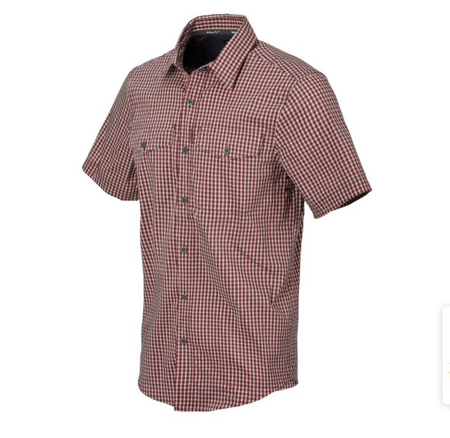 Covert Concealed Carry Short Sleeve Shirt - Red