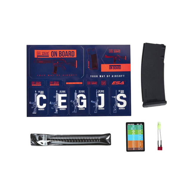 Airsoft puska - SA-F08 FLEX HAL ETU - Fekete - Specna Arms