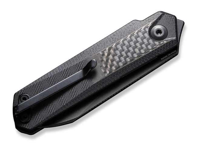 ZSEBKÉS KI-V PLUS TWILL CARBON G10 FEKETE