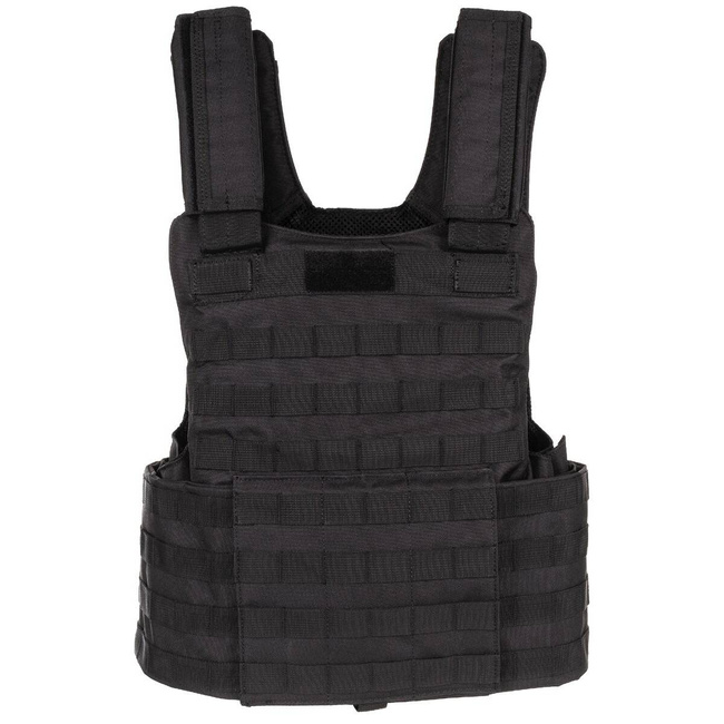Vest "Molle II", w/lining, modular, Black