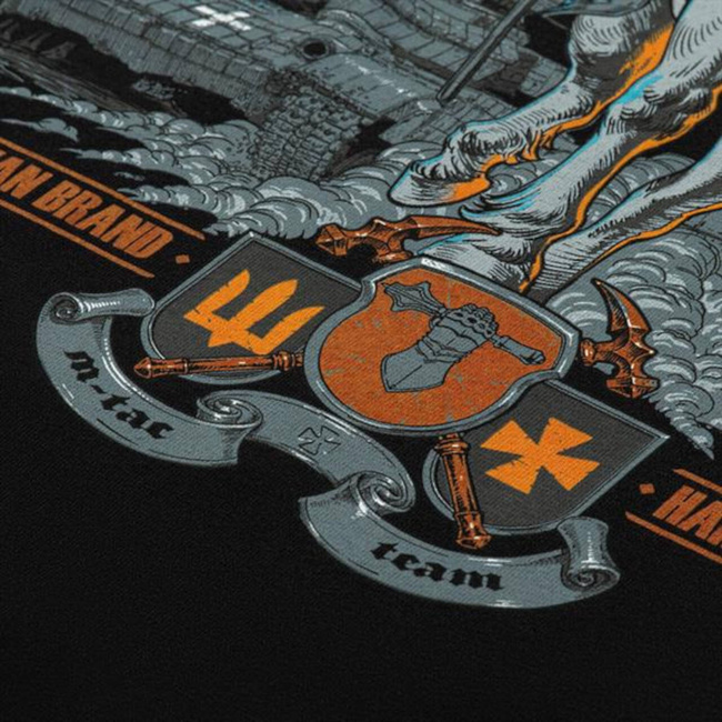 PÓLÓ STEEL KNIGHT - FEKETE - M-TAC