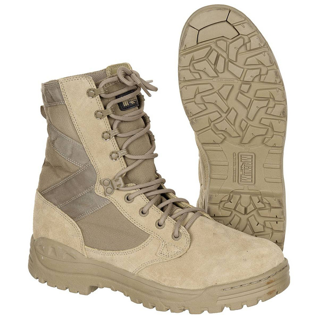 COMBAT BOOTS "MAGNUM" - KHAKI - USED