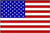 FLAG 30 x 46 cm with wooden stick UNITED STATES OF AMERICA