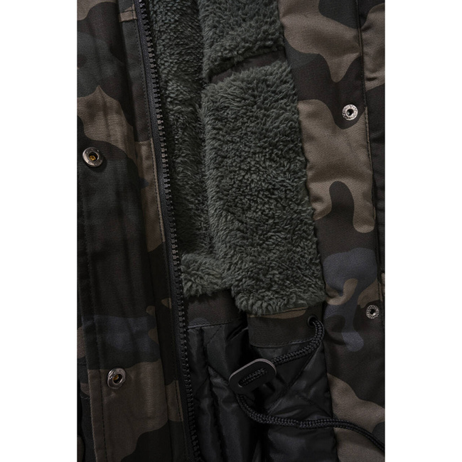 WOMEN'S PARKA JACKET - DARKCAMO - CAMEL - BRANDIT